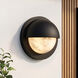 Harlowe 1 Light 8 inch Matte Black Outdoor Wall Lantern