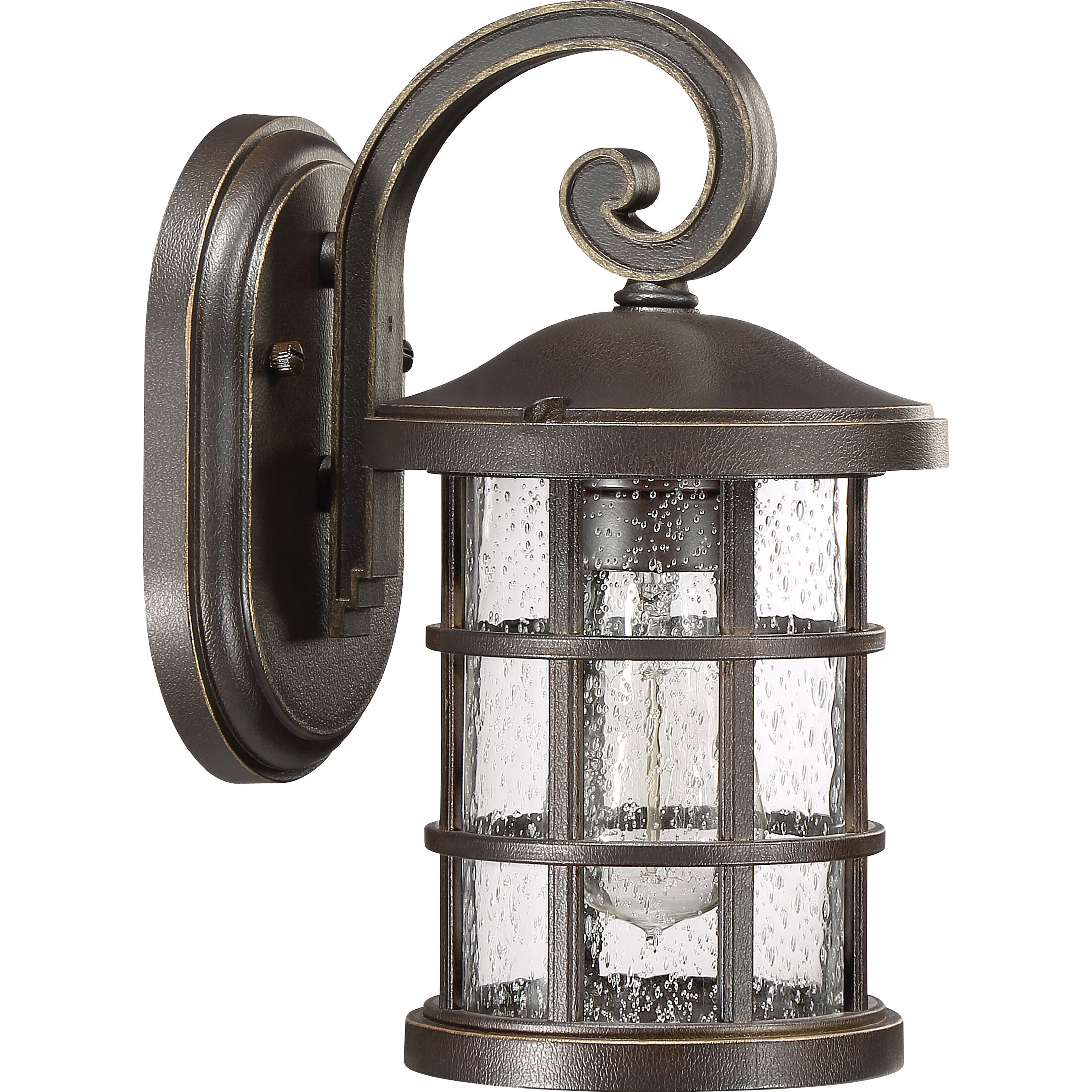 Crusade 1 Light 11 inch Palladian Bronze Outdoor Wall Lantern