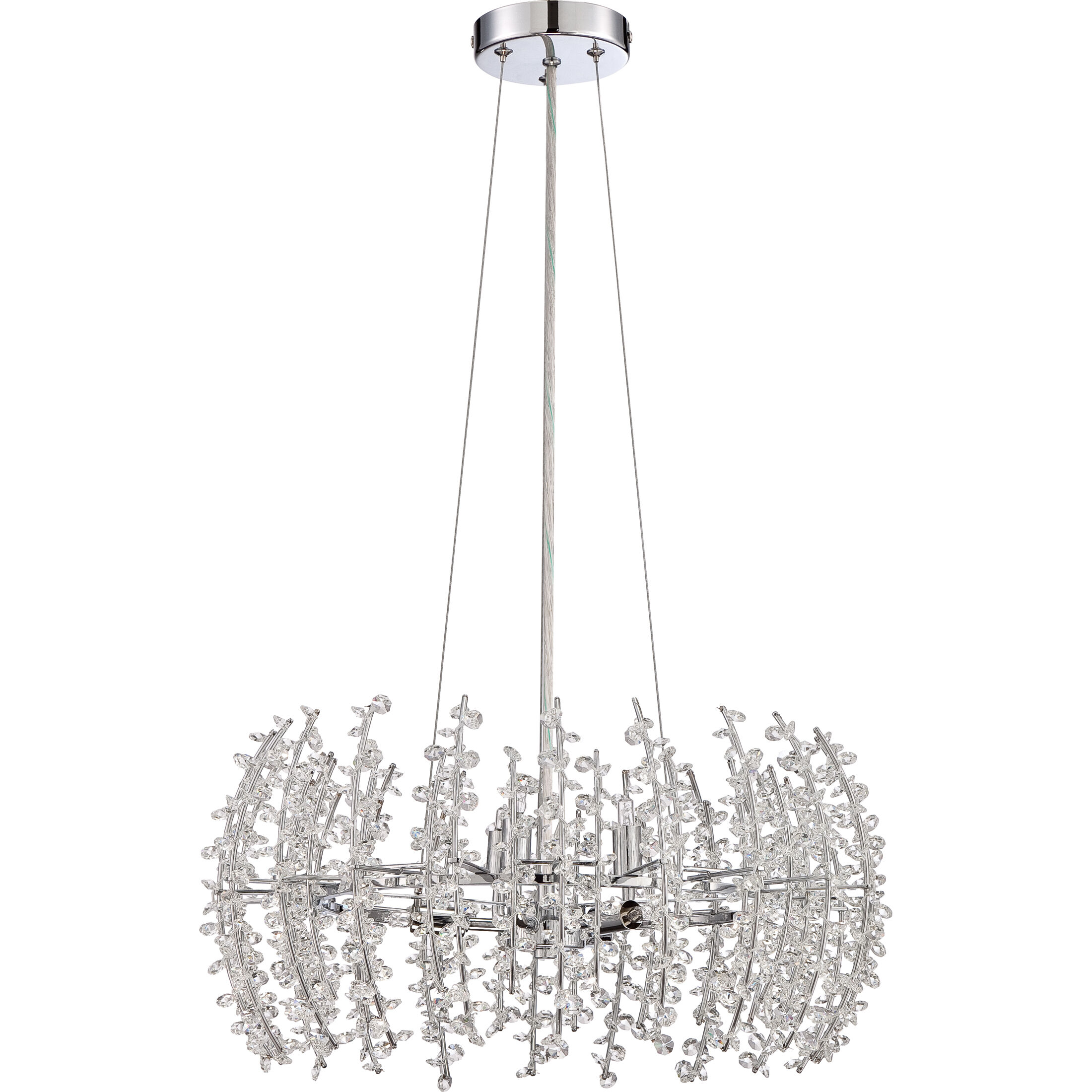 Valla 6 Light 20 inch Polished Chrome Pendant Ceiling Light