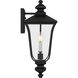 Farley 2 Light 20 inch Matte Black Outdoor Wall Lantern