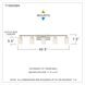 Taylor 5 Light 41 inch Brushed Nickel Bath Light Wall Light