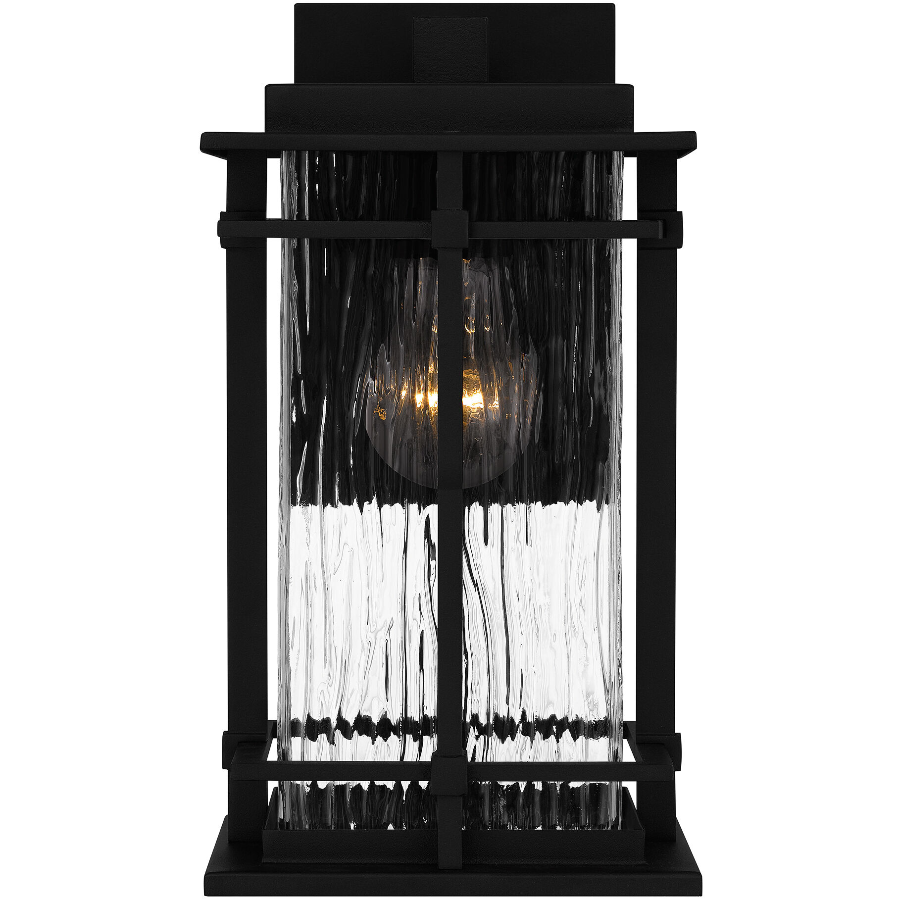 McAlister 1 Light 12 inch Earth Black Outdoor Wall Lantern