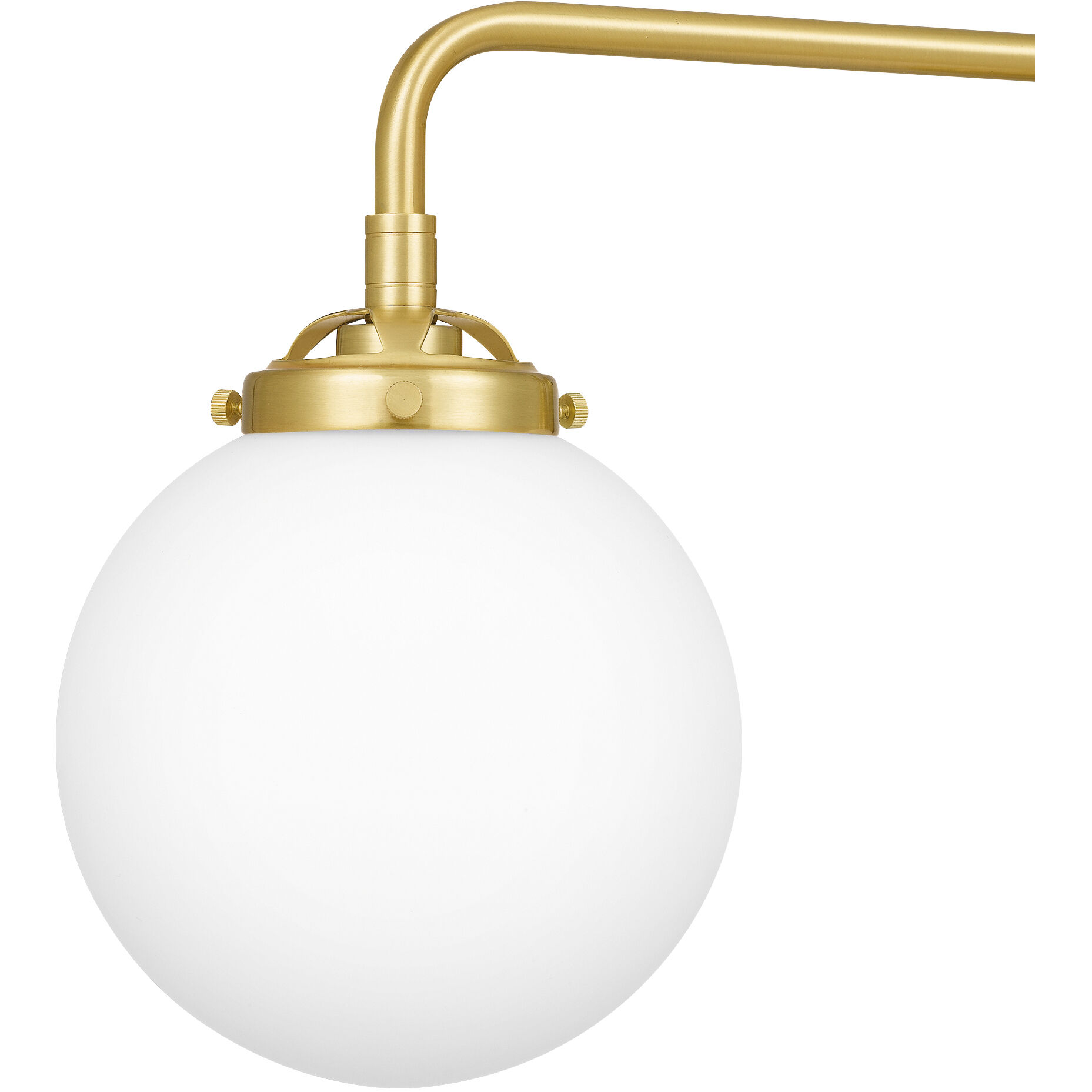 Landry 4 Light 32 inch Satin Brass Bath Light Wall Light