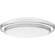 Irving 16 inch Brushed Aluminum Semi-Flush Mount Ceiling Light