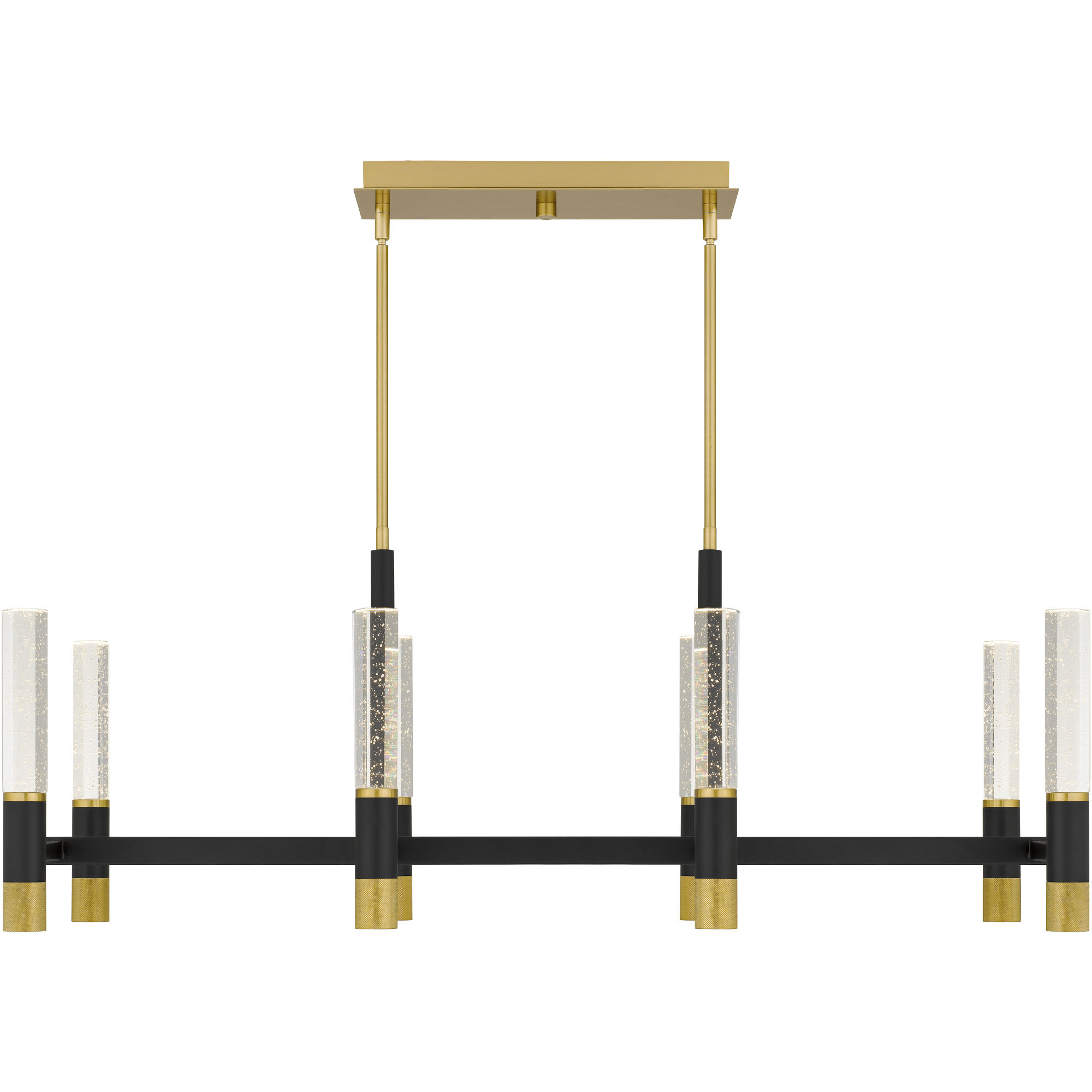 Davies 8 Light 44 inch Brushed Gold Island Light Ceiling Light