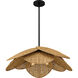 Willa 4 Light 30 inch Matte Black Pendant Ceiling Light