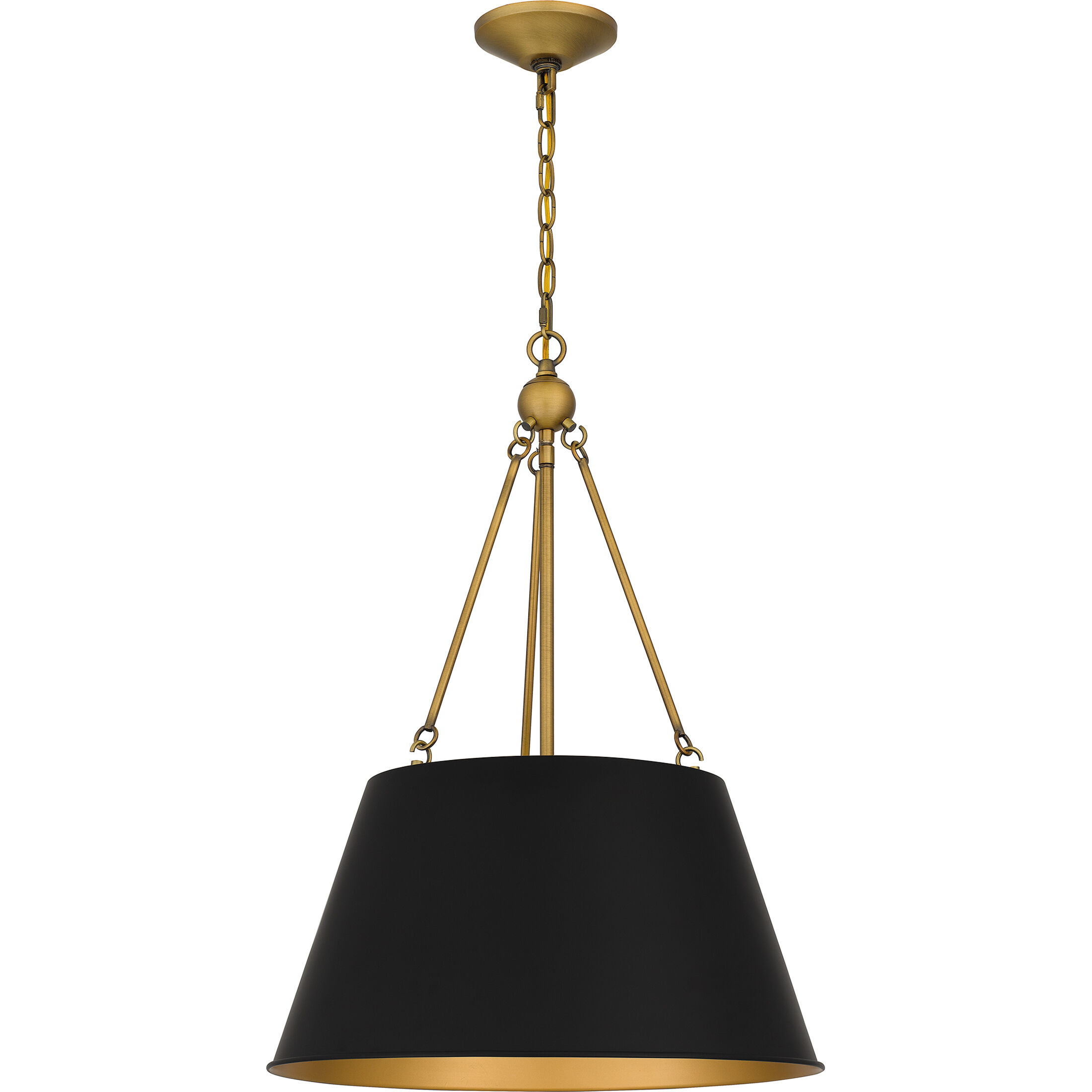 Aberdale 4 Light 19 inch Matte Black Pendant Ceiling Light