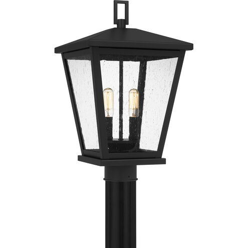 Joffrey 2 Light 18 inch Matte Black Outdoor Post Lantern, Large