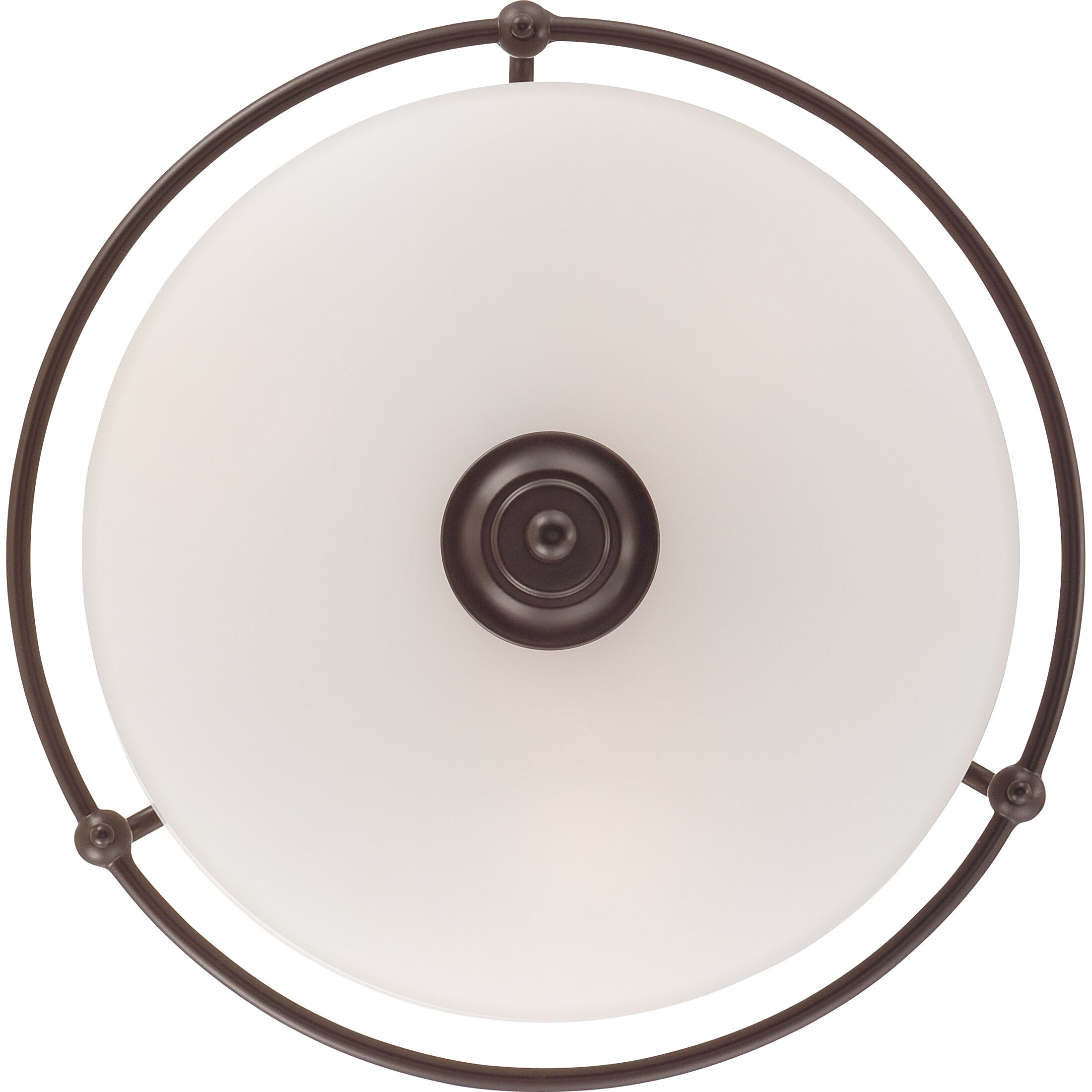 Griffin 3 Light 17 inch Palladian Bronze Flush Mount Ceiling Light