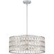Gibson 4 Light 20 inch Polished Chrome Pendant Ceiling Light