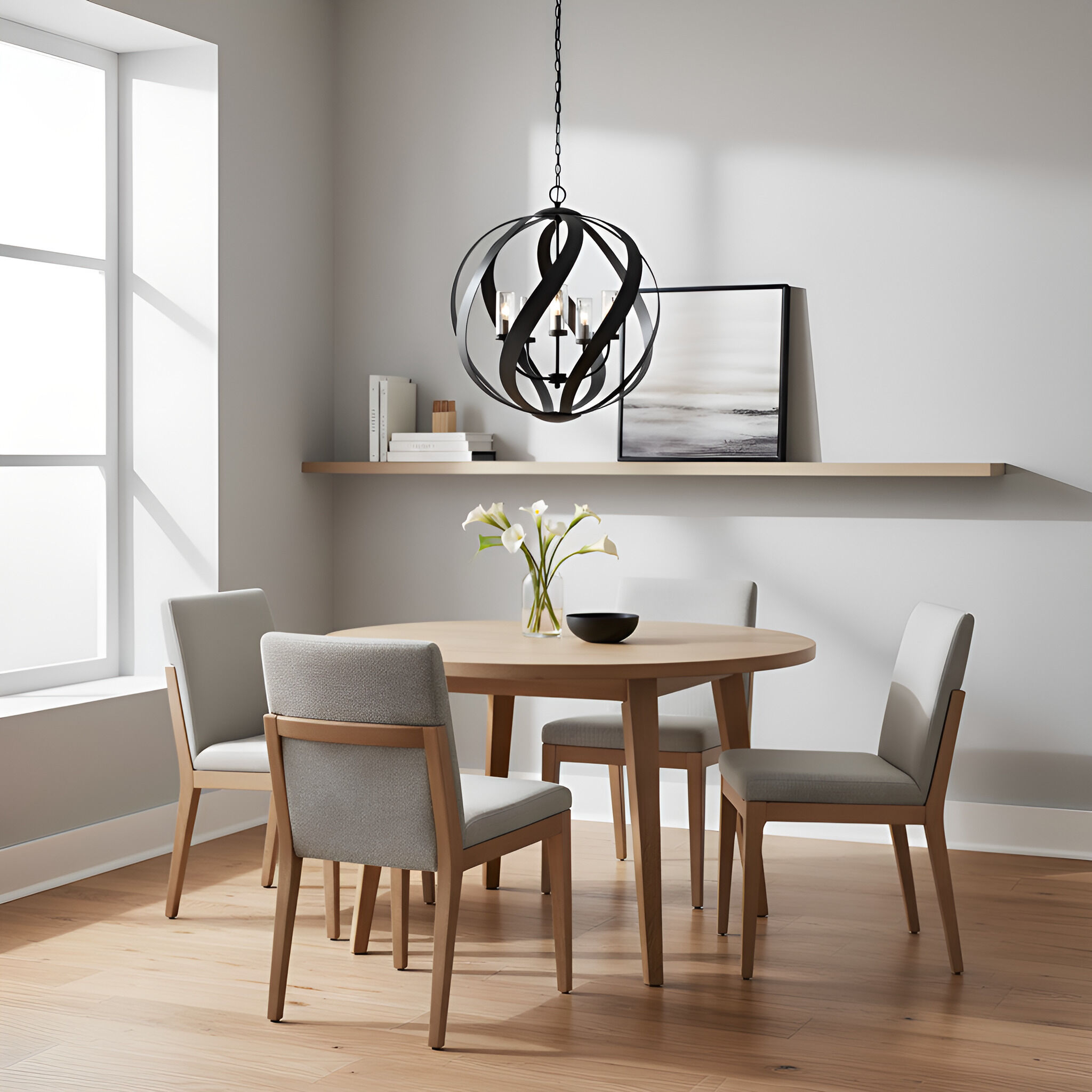 Blacksmith Pendant Ceiling Light in Earth Black