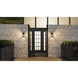 Barber 1 Light 13 inch Matte Black Outdoor Wall Lantern