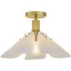 Milton 1 Light 17.5 inch Light Gold Pendant Ceiling Light