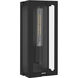 Young 1 Light 14 inch Matte Black Outdoor Wall Lantern