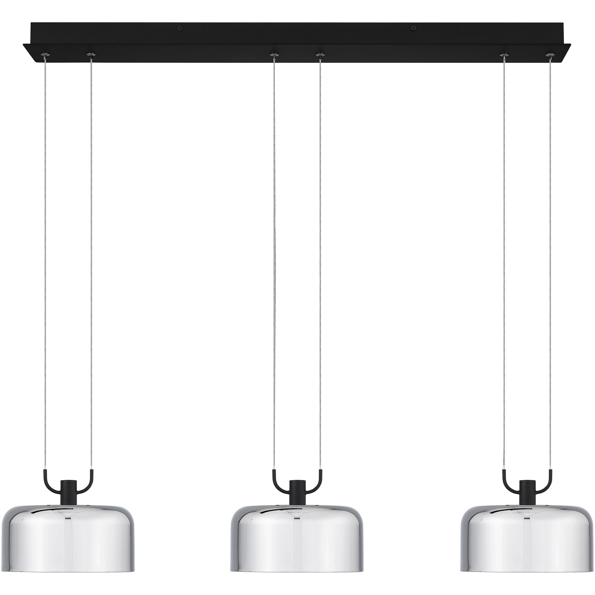 Gabriel 35.5 inch Matte Black Island Light Ceiling Light