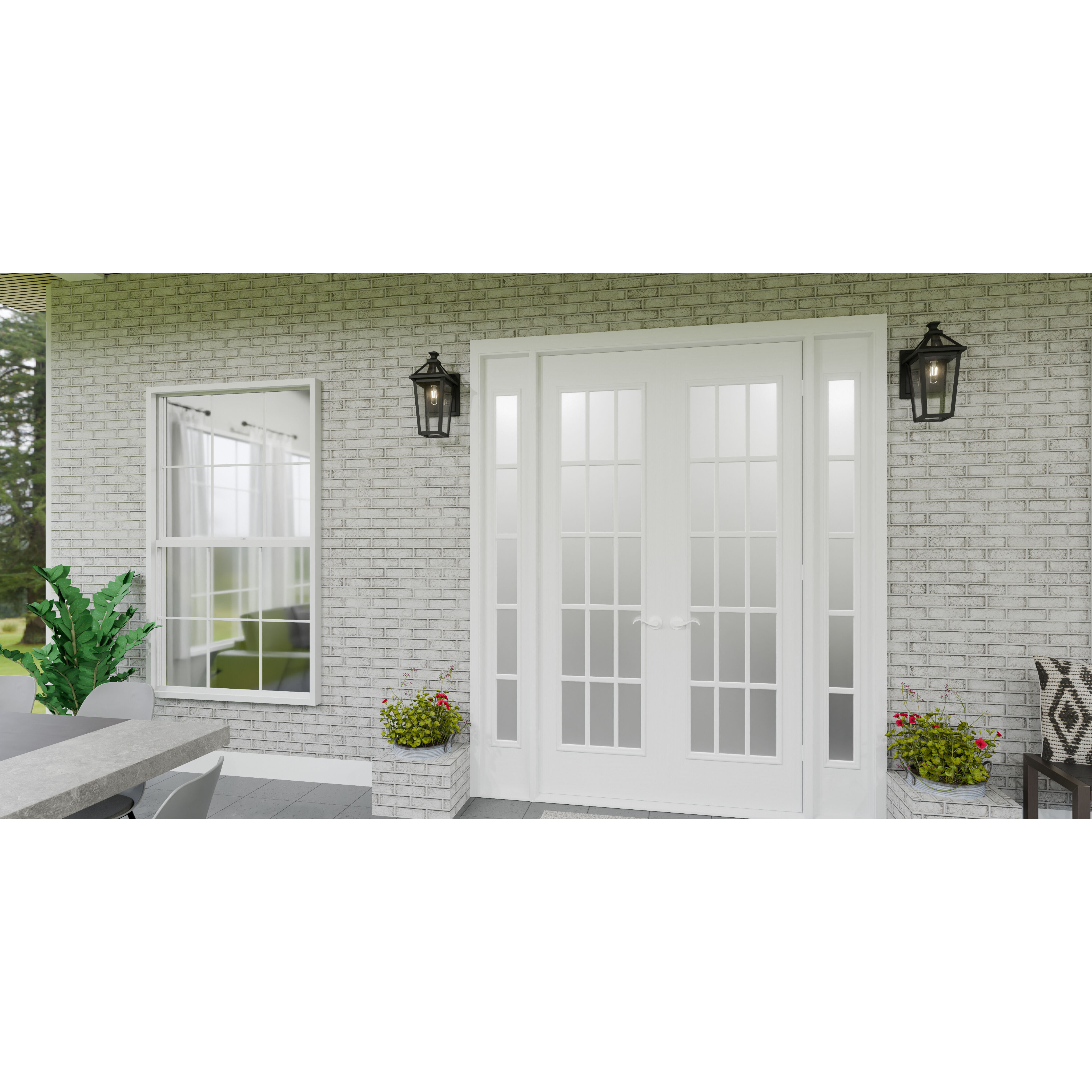 Boulevard Outdoor Wall Lantern, Medium