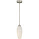 Burnett LED 5 inch Brushed Nickel Mini Pendant Ceiling Light