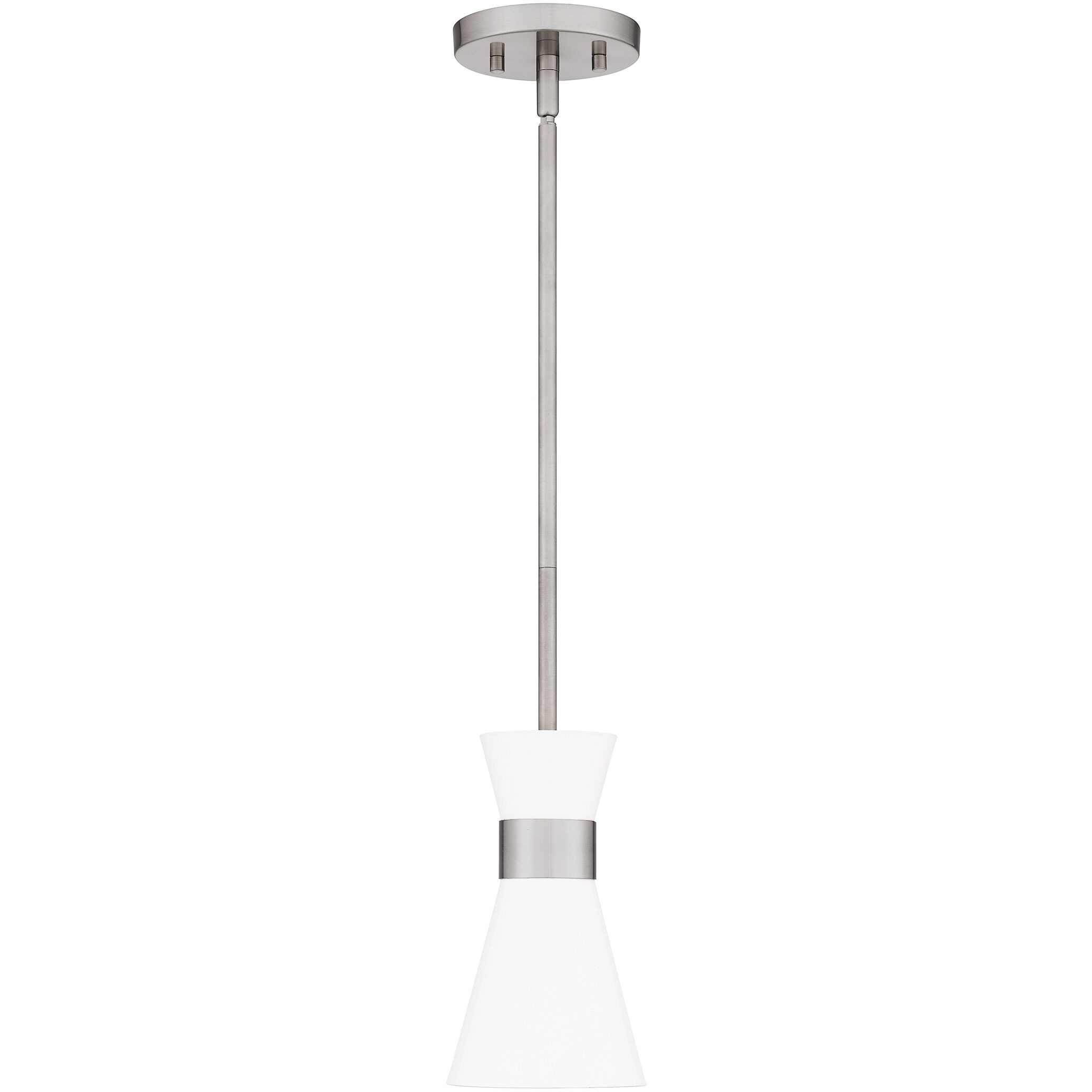 Fremont 1 Light 5 inch Brushed Nickel Mini Pendant Ceiling Light, Small