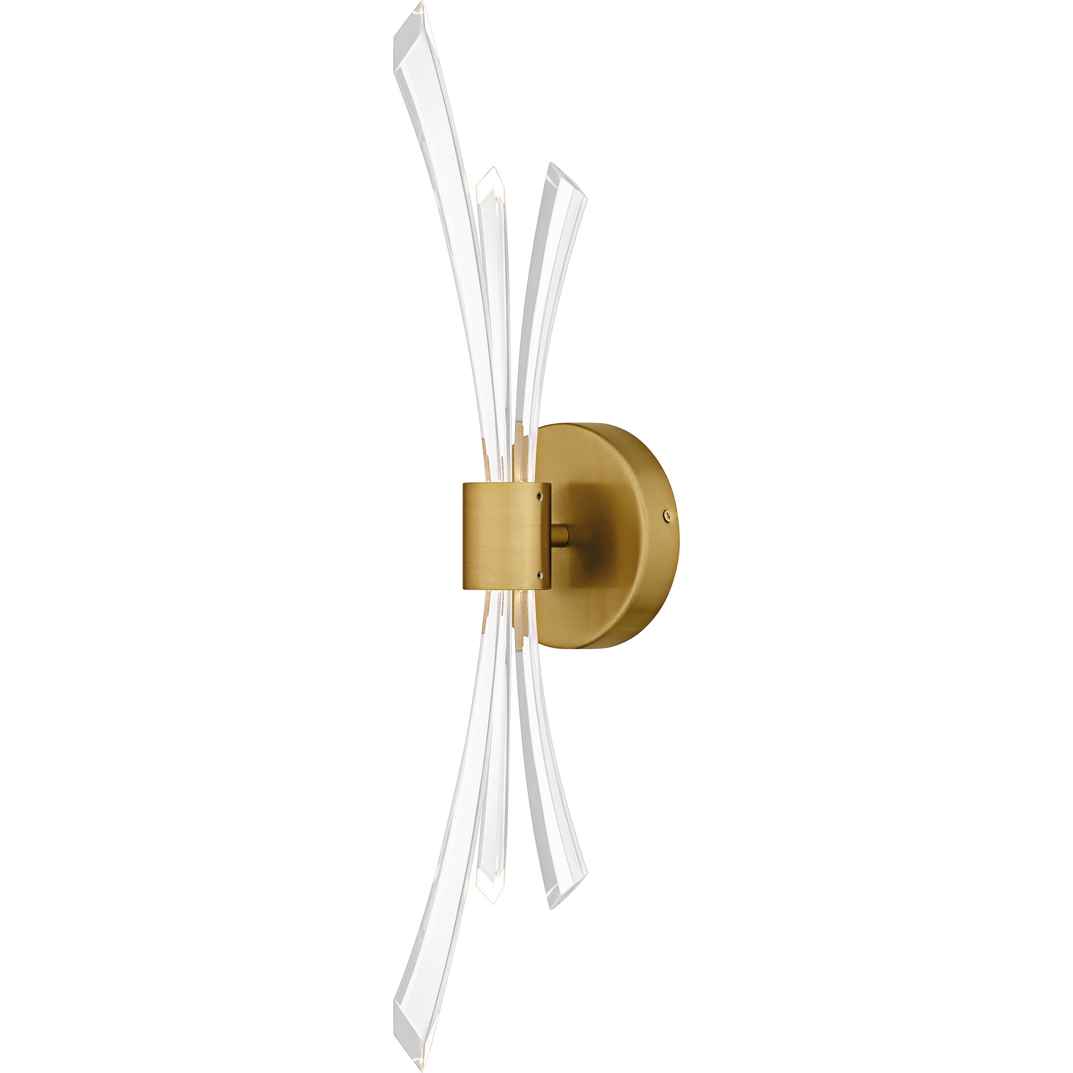Cecily Wall Sconce Wall Light in Brushed Gold, Small