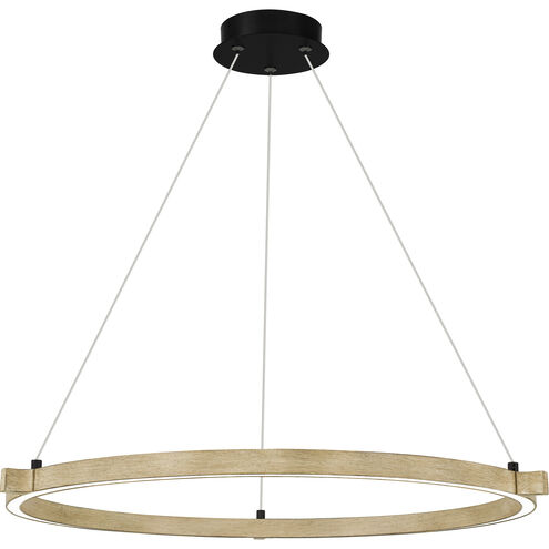Soma 23 inch Whitewashed Walnut Pendant Ceiling Light