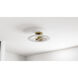 Indigo 2 Light 15.75 inch Light Gold Flush Mount Ceiling Light, Medium