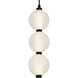 Clarendon LED 5.25 inch Matte Black Mini Pendant Ceiling Light, Small