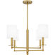 Ardsley 4 Light 25 inch Aged Brass Chandelier Ceiling Light