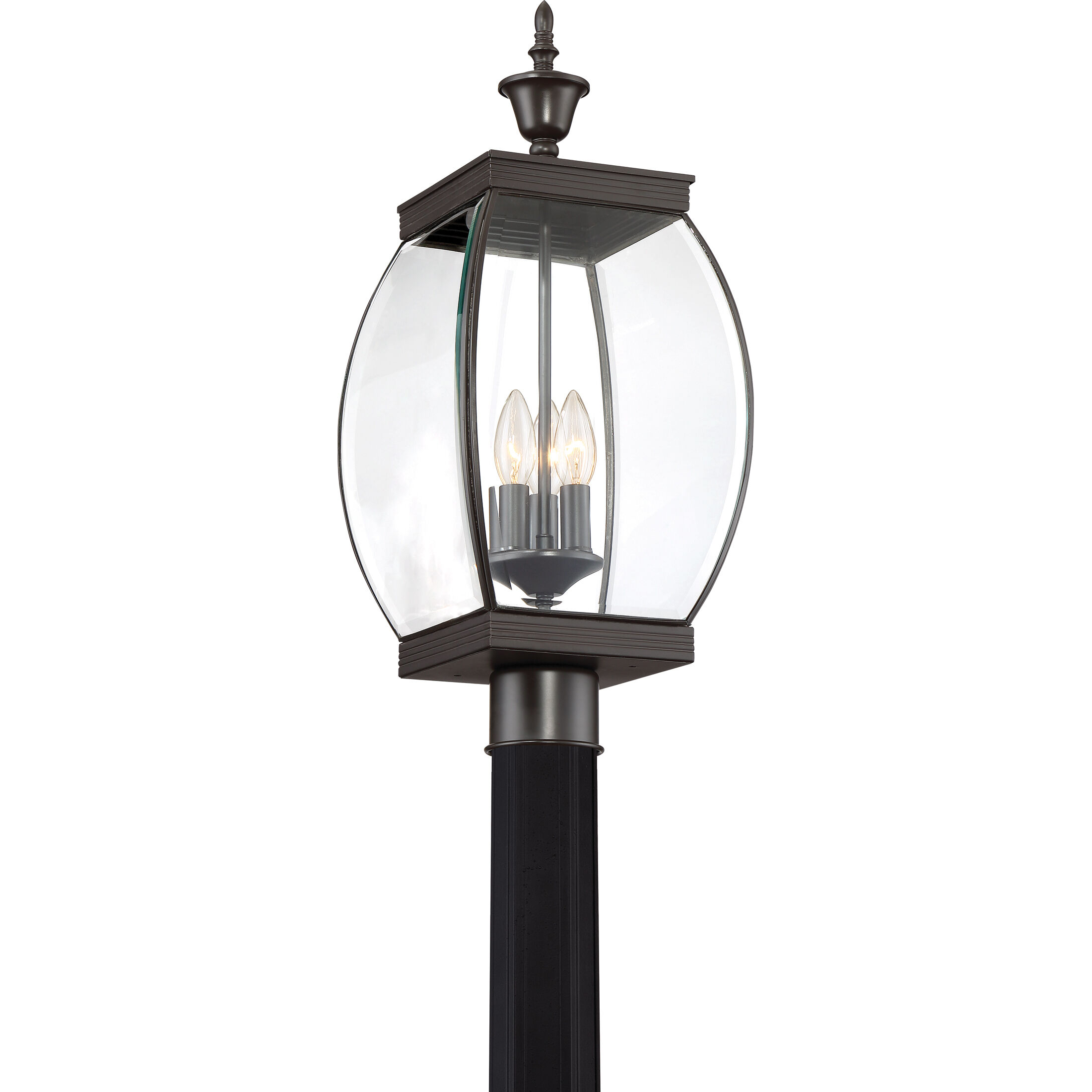 Oasis 3 Light 22 inch Medici Bronze Outdoor Post Lantern