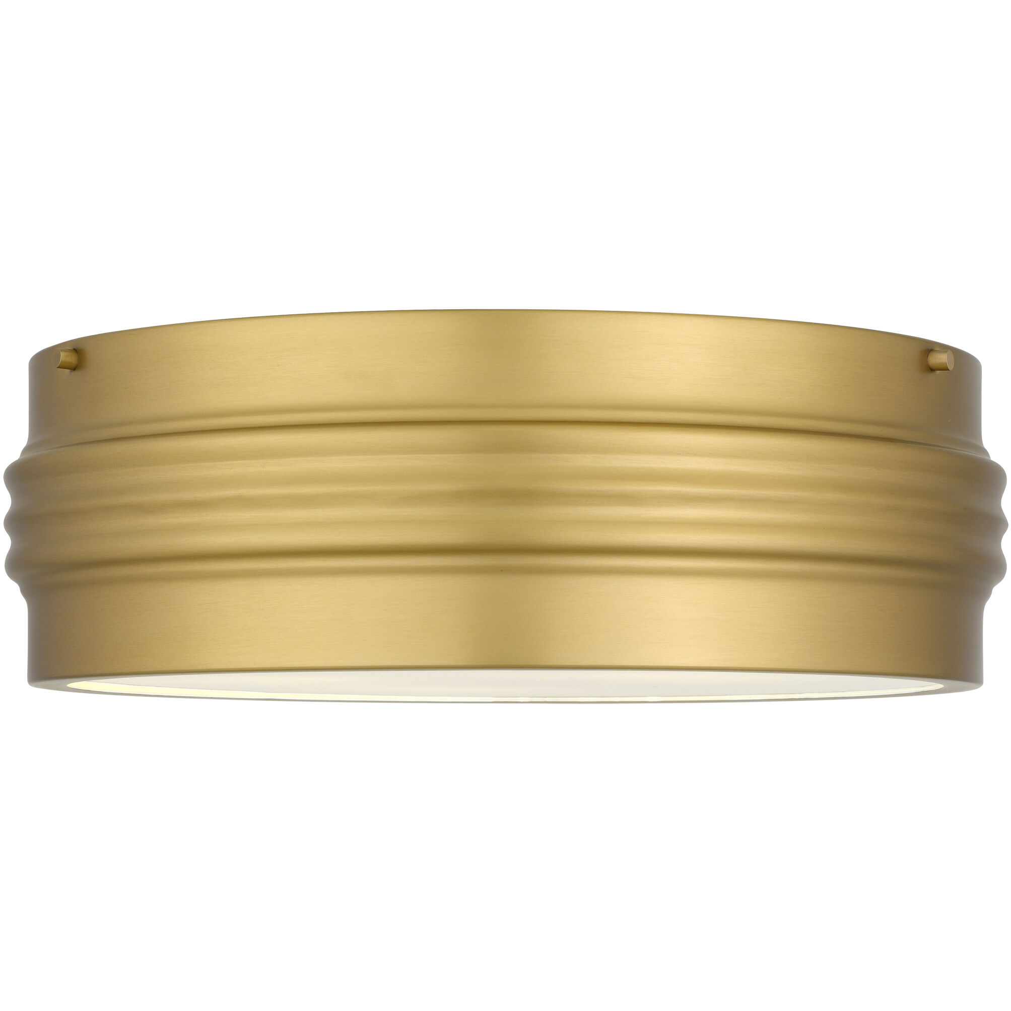 Emmett 3 Light 16 inch Brushed Gold Flush Mount Ceiling Light