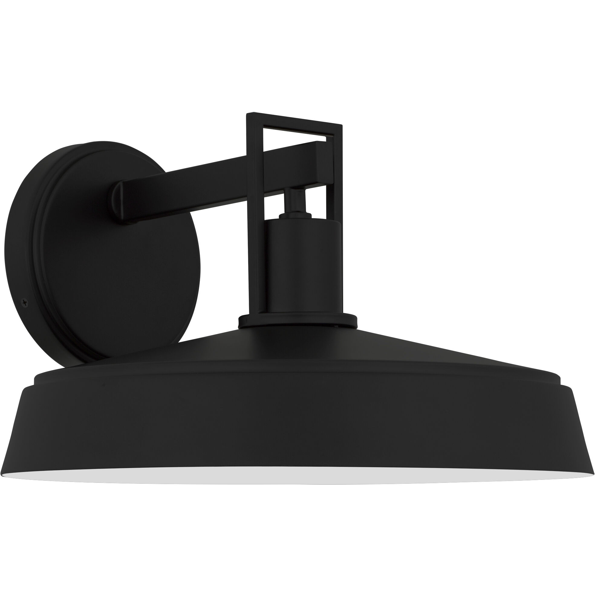 Karson 1 Light 9 inch Matte Black Outdoor Wall Lantern