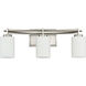 Taylor 3 Light 21 inch Brushed Nickel Bath Light Wall Light