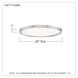 Outskirts LED 20 inch Brushed Nickel Flush Mount Ceiling Light