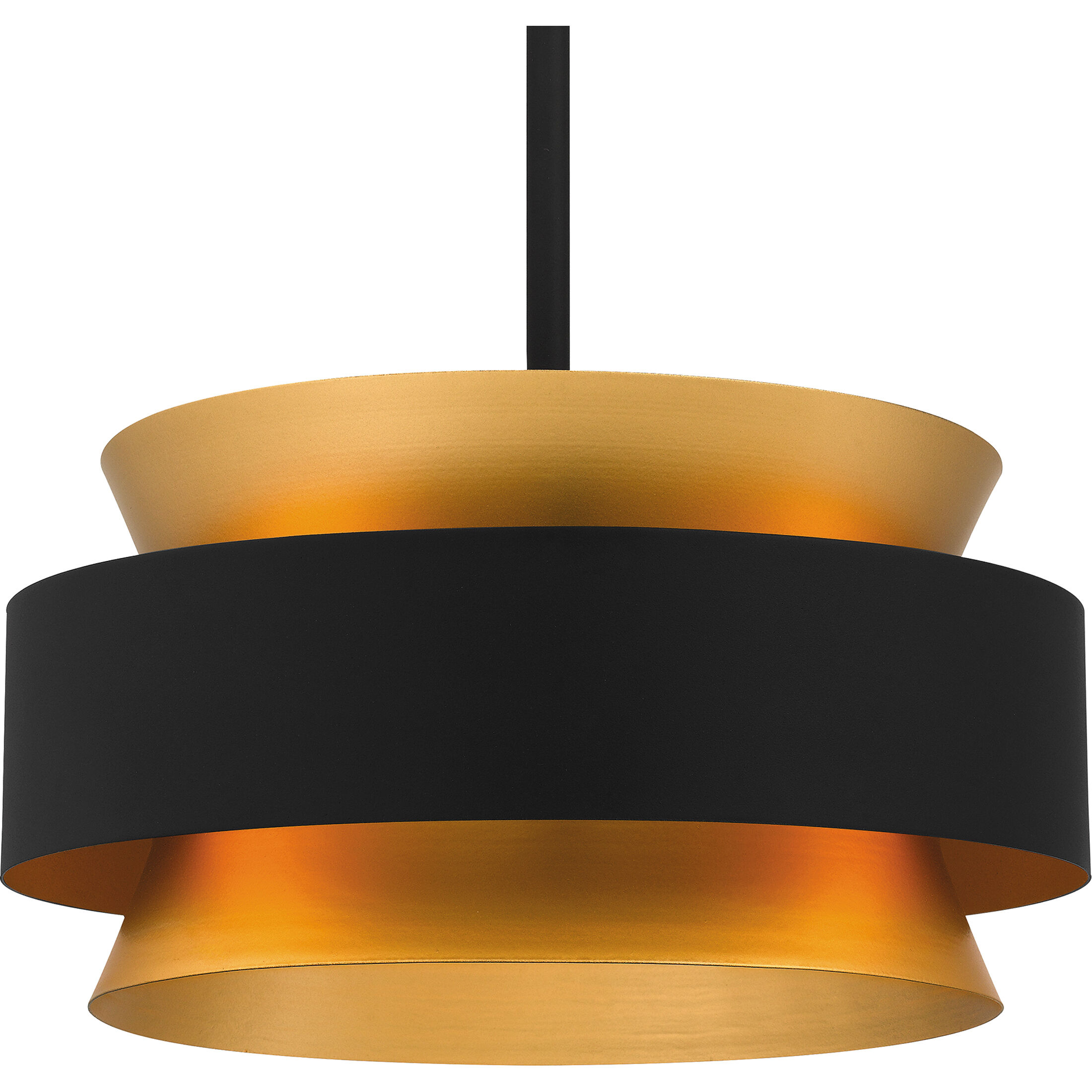 Hagley 3 Light 15 inch Earth Black Pendant Ceiling Light