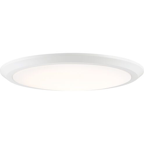 Verge LED 20 inch Fresco Flush Mount Ceiling Light in White Lustre