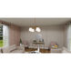 Iota 4 Light 22 inch Weathered Brass Pendant Ceiling Light