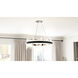 Aurelia LED 30 inch Matte Black Chandelier Ceiling Light