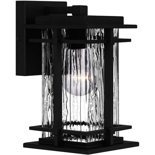 McAlister 1 Light 10 inch Earth Black Outdoor Wall Lantern