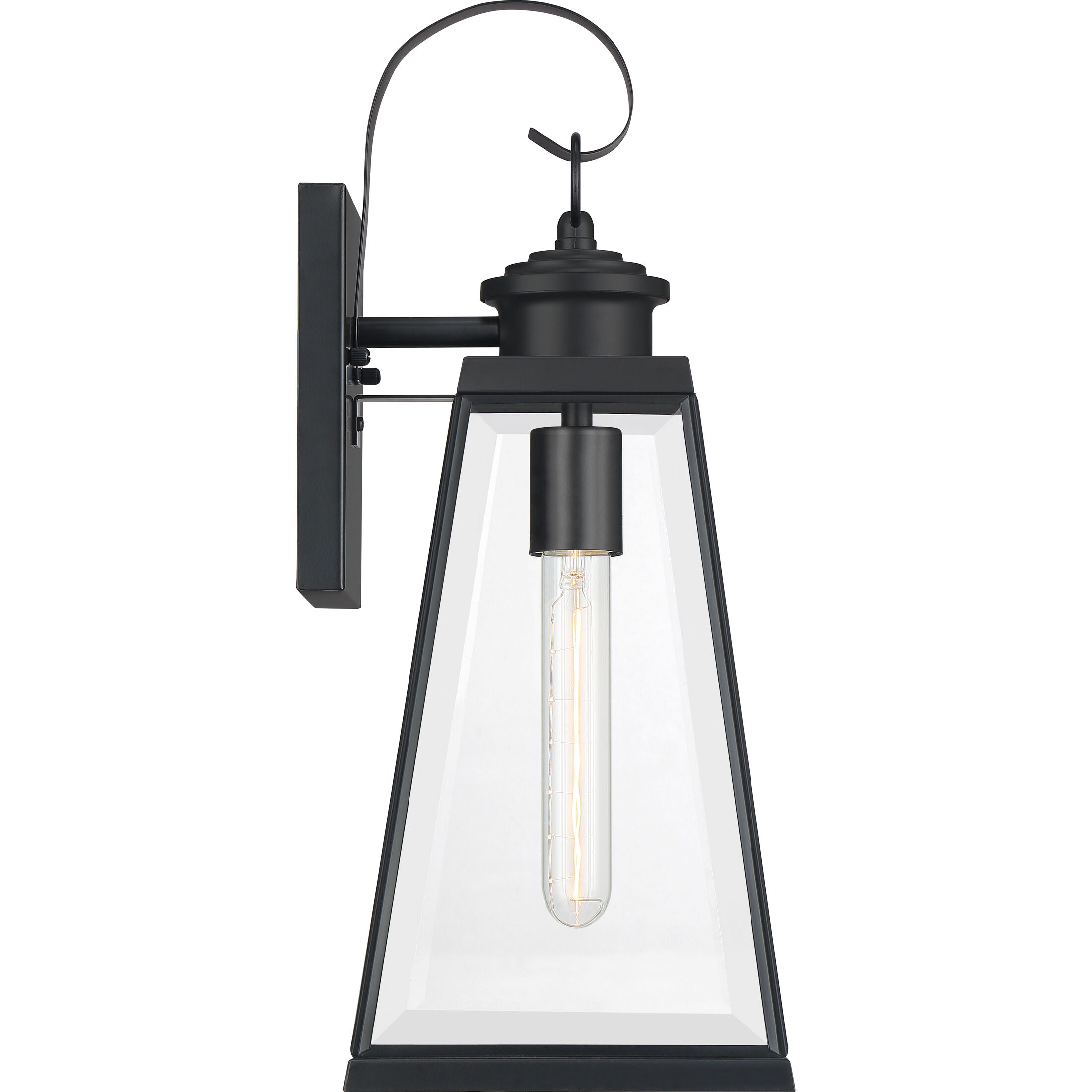 Paxton 1 Light 18 inch Matte Black Outdoor Wall Lantern