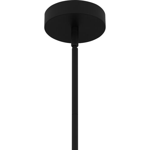 Luca LED 7 inch Matte Black Mini Pendant Ceiling Light, Small