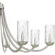 Allard 8 Light 45 inch Brushed Nickel Chandelier Ceiling Light