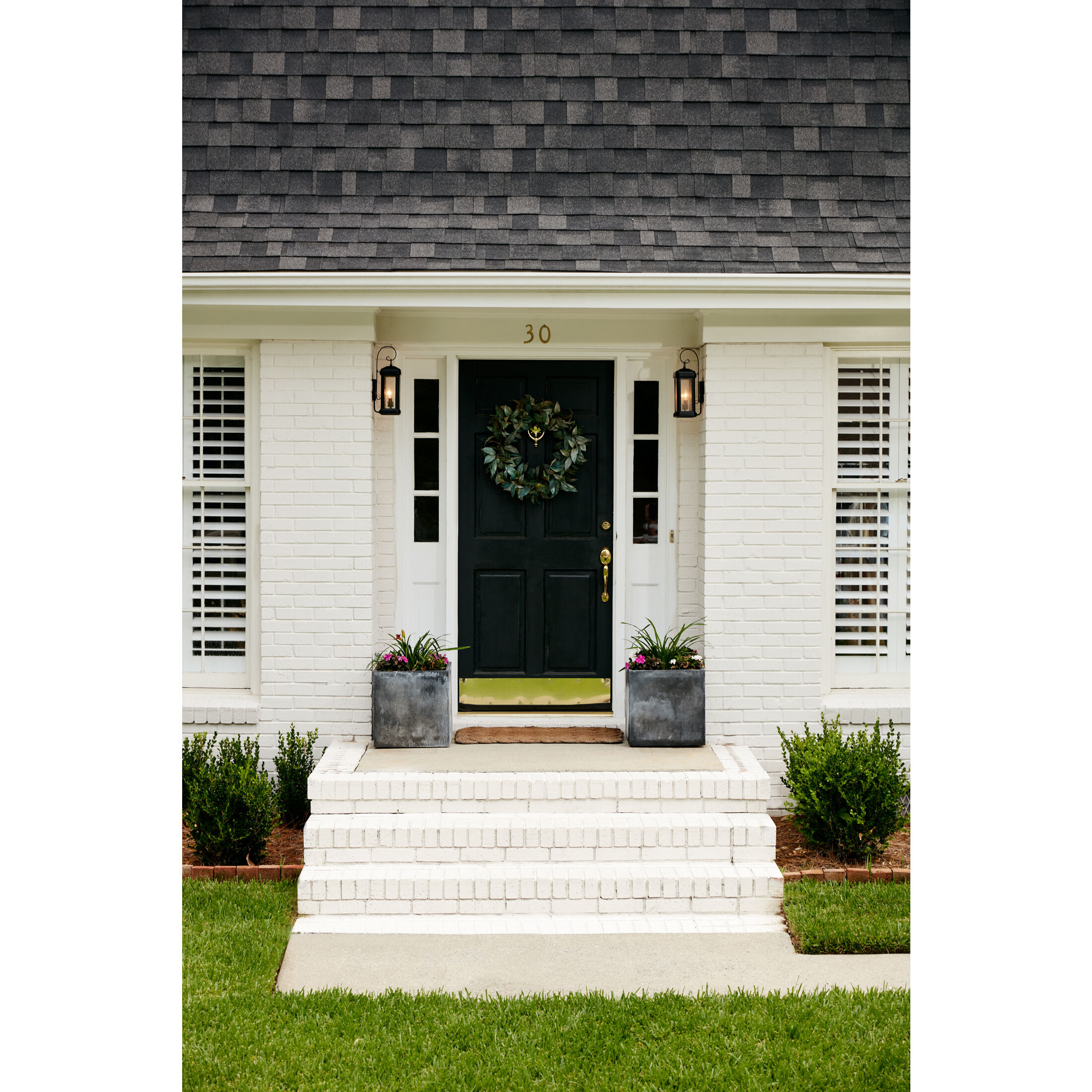 Trumbull 1 Light 15 inch Mystic Black Outdoor Wall