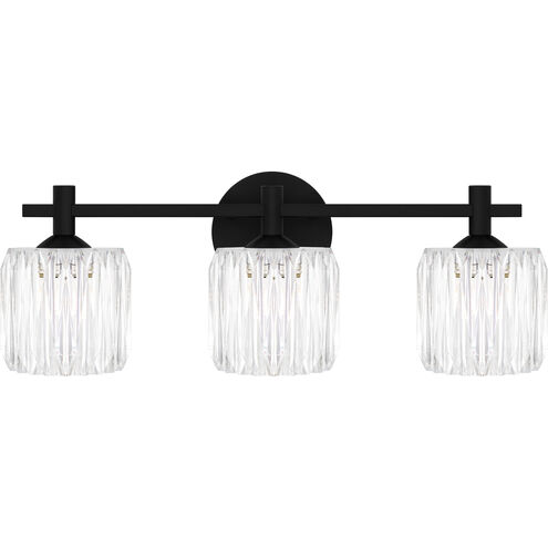 Spade LED 21.5 inch Matte Black Bath Light Wall Light, Large