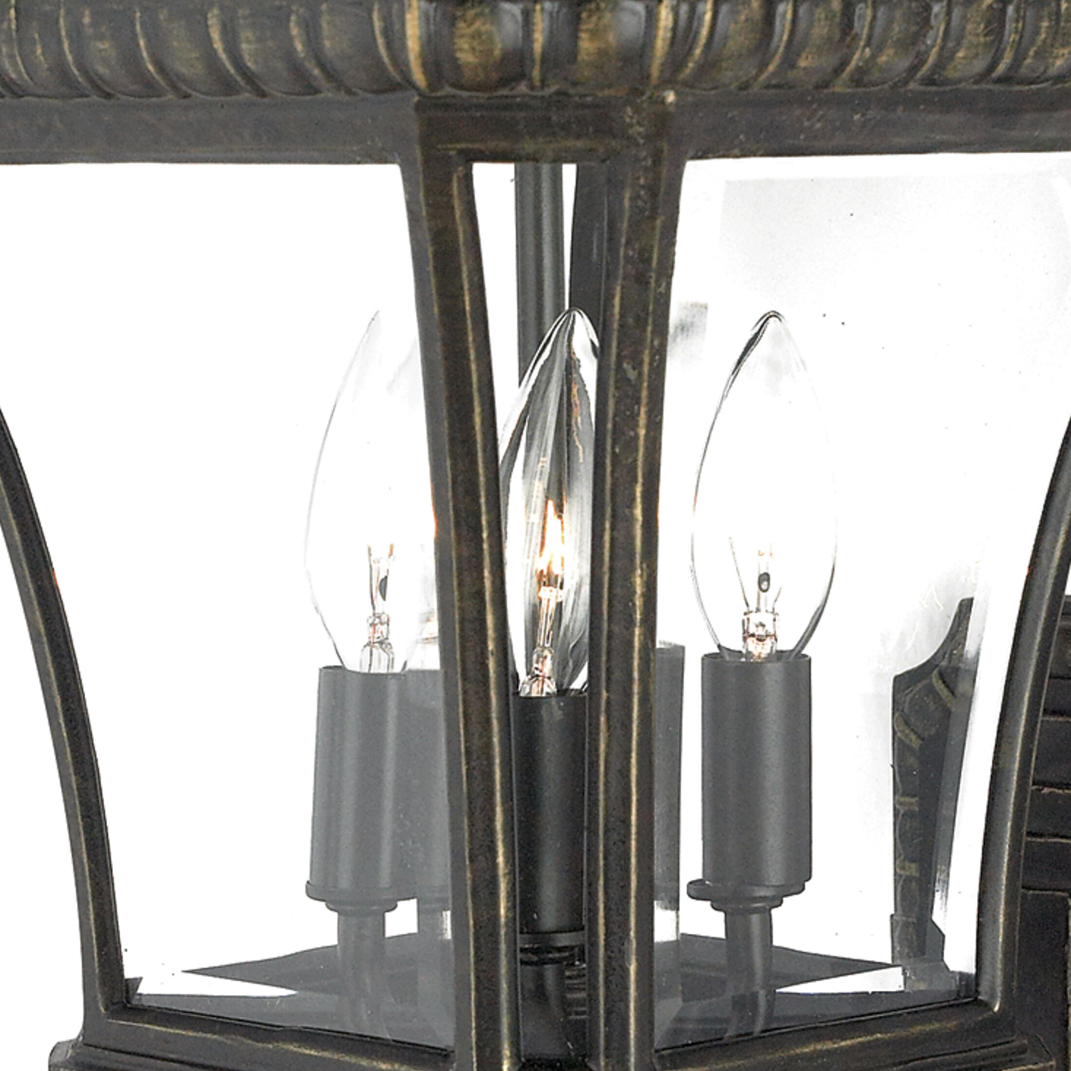 Devon 3 Light 26 inch Imperial Bronze Outdoor Wall Lantern