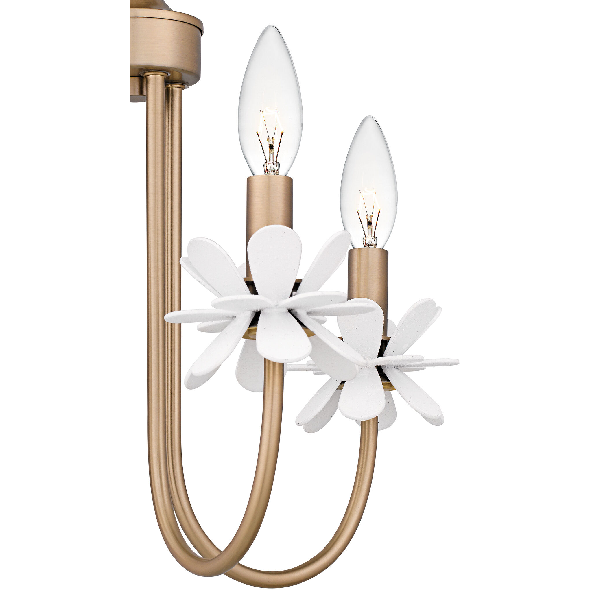 Remy 4 Light 16 inch Bronze Gold Semi-Flush Mount Ceiling Light, Large