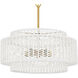 Teton 5 Light 20 inch Brushed Gold Pendant Ceiling Light