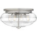 Gatonby 4 Light 16 inch Brushed Nickel Flush Mount Ceiling Light, Medium