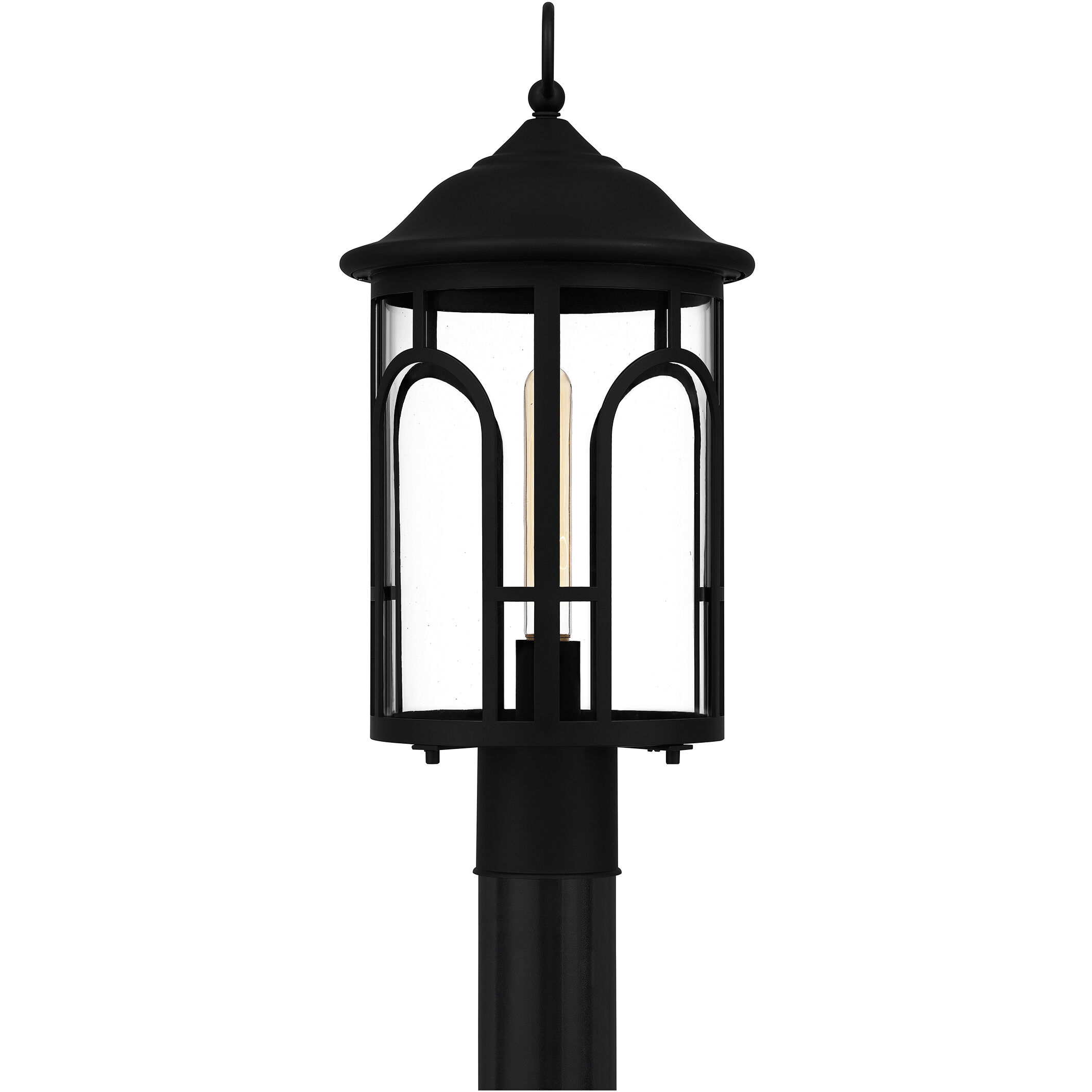 Brampton 1 Light 20.25 inch Matte Black Outdoor Post Lantern