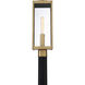 Westover 1 Light 21 inch Antique Brass Outdoor Post Lantern