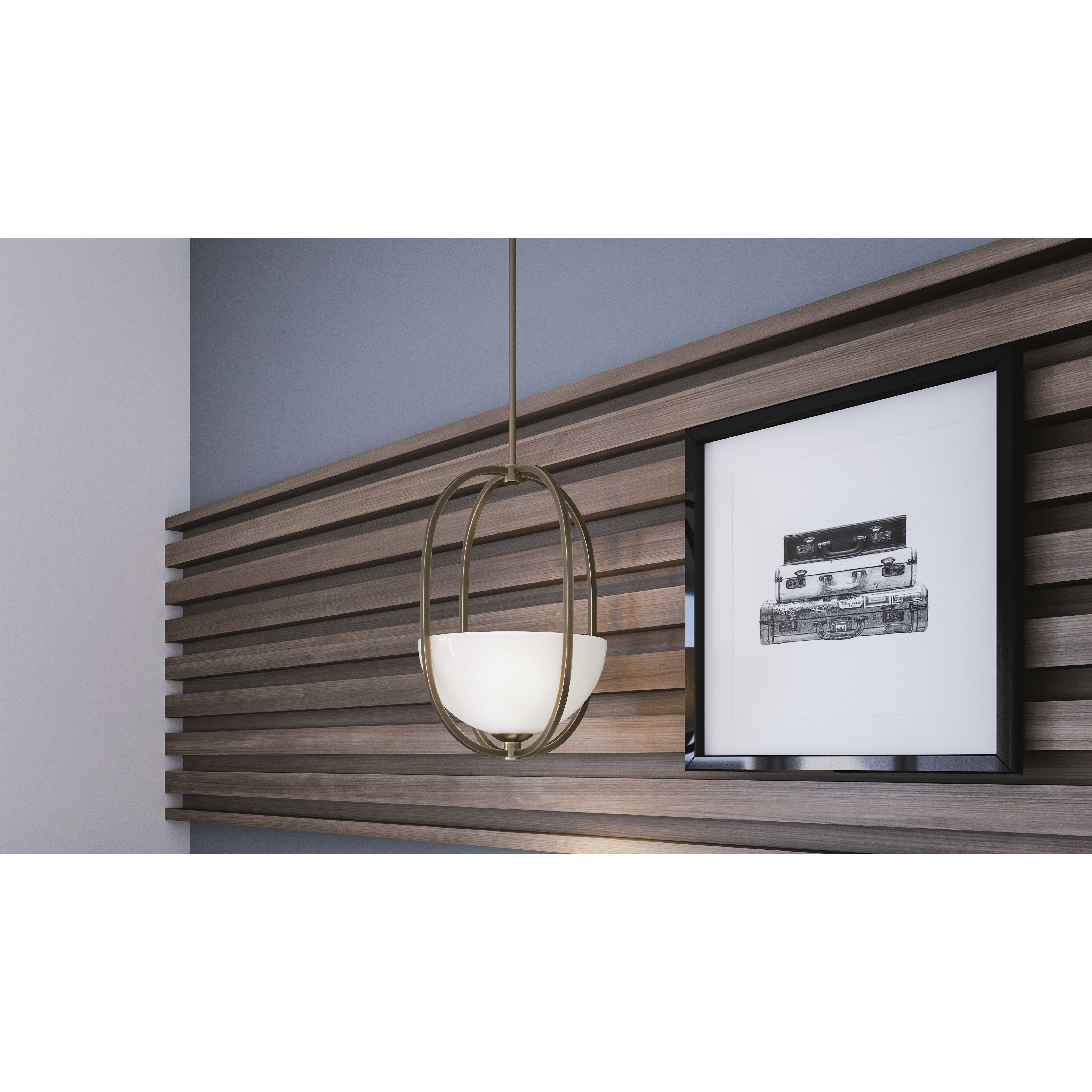 Calluna 1 Light 14.5 inch Statuary Bronze Pendant Ceiling Light