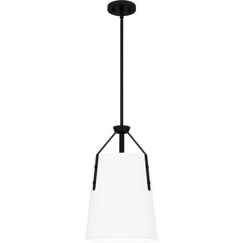 Faye 1 Light 11.25 inch Matte Black Mini Pendant Ceiling Light